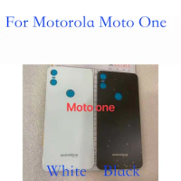 1pcs New For Motorola Moto One MotoOne Back Battery Cover Housing Rear Back Cover Housing Case Repair Parts