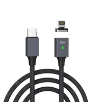 磁啜資料線PD快充100W充電線適用華為TYPEC蘋果筆計本手機通用線