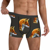 LP Fox Underwear Animal Printing Trunk Hot Man Panties Classic Boxer Brief Gift Idea