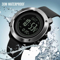 DC ORIGINAL SKMEI Jam Tangan Digital Sporty Pria Pedometer Calorie Compass - 1418