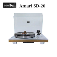 Amari SD-20 Vinyl Record Player With Tonearm Cartridge Turntable Press