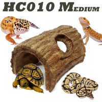 HC010 TREE LOG HIDING CAVE HIDDINGCAVE RUMAH HEWAN REPTILE TEMPAT SEMBUNYI GECKO TOKEK ULAR TORTOISE