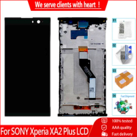 6.0" ORIG For SONY Xperia XA2 Plus LCD Display With Touch Screen Digitizer Replacement For SONY Xperia XA2 Plus Display + Frame