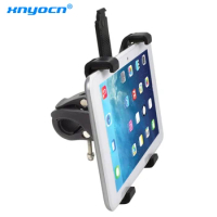 7-11" Adjustable Universal Microphone Stand Bicycle Handlebar Tablet Mount Holder For Ipad 4/3 For Google for Samsung Tab Holder