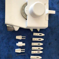 White Round Replacement Pin Tray Jacketed Bucket Knitting Machine
