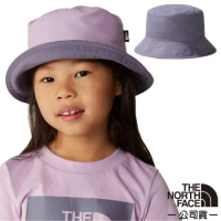 【美國 The North Face】兒童 雙面防曬遮陽帽.漁夫帽.休閒圓盤帽/7WHG-IFH 淺紫