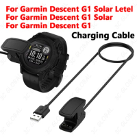 1M Charging Clip Replacement USB Charging Cable Charger Dock Station Clip Cradle for Garmin Descent G1/G1 Solar/Solar Letel