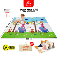SPEEDS SNI I Playmat Bayi Karpet Lipat 180x200cm 8-10mm Anak Playmate Bayi Anti Slip Lipat 027-15