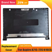 New For Acer Aspire7 Aspire A715-72G N19C5 Case Replacement Rear Lid Laptop LCD Back Cover Metal Plastic Black