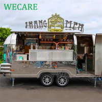 Wecare Airstream Food Trailer Mobile Kitchen Food Truck Catering Trailers Mobile Trailer Food