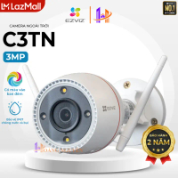 (Tặng Hộp Box) Camera IP WIFI EZVIZ H3C 3MP 2K & EZVIZ C3TN 3MP Outpro, Có Màu Ban Đêm , Đàm Thoại 2