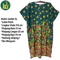 Kencana Ungu Daster Jumbo 5L Daster Bigsize Kekinian Daster Terbaru Daster Jumbo 5L Label Putih Dast