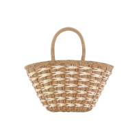 Hand-woven Beach Vacation Women's Underarm Bag hidden  love  bag  carry weave  bag cloud nine crew  