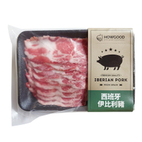 【HOWGOOD】西班牙伊比利豬梅花火鍋片(150g/盒) #冷凍運送