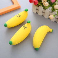 Nhạc Pinch Chuối Đồ chơi bóp chuối Đàn hồi Co giãn Đồ chơi chuối Đàn hồi Chậm Dễ thương Hài Hước Đồ 