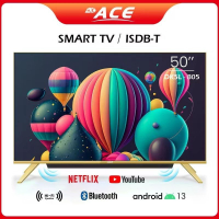 ACE 50" UHD Smart TV DK5(Android 12, Netflix, Youtube, Chromecast,ISDB, Soundbar)