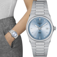 【TISSOT 天梭 官方授權】PRX系列 1970年代復刻 時尚腕錶 母親節 禮物(T1372101135100)