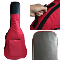Tas gitar akustik / Softcase gitar akustik merah