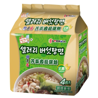 良澔 韓素香芹菜香菇湯麵（純素）110g*4包/袋