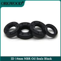 2/5/10pcs NBR Oil Seal ID 14mm TC-14*22/24/25/26/27/28/30/35*5/6/7/8/10mm Nitrile Rubber Shaft Double Lip Gasket