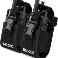 Multi-Function Universal Pouch Bag Holster Case for GPS PMR446 Motorola Kenwood Midland ICOM Yaesu Two Way Radio Transceive