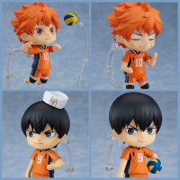 10CM Haikyu!! Tooru Oikawa Shoyo Hinata Nendoroid Articulated Action Figure Model Kit Doll esktop Or