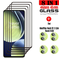 Full Glue Tempered Glass For OnePlus Nord CE 3 Lite Screen Protector Glass For OnePlus Nord N30 Camera Film For Nord CE 3 Lite