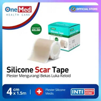 ONEMED - Plester Bekas Luka SILICONE SCAR TAPE | Plester Medis Mengurangi Bekas Luka & Keloid | Mera
