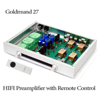 Reference Swiss Goldmund 27 preamplifier HiFi home high-end audio preamplifier with remote control lyele audio