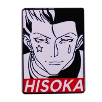 Hunter X Hunter Hisoka badge enamel pin anime jewelry