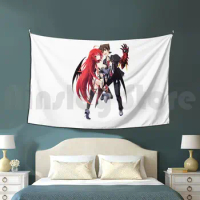 Rias Gremory And Issei Hyoudou-Dxd High School Tapestry Living Room Bedroom High School Dxd Rias Gremory Issei