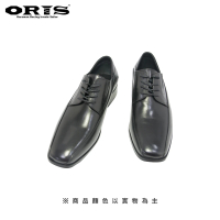 【oris 帆船鞋】ORIS超寬楦懷舊時尚方頭皮鞋-黑-S0216N01(真皮/手工/皮鞋)