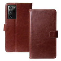 For Samsung Galaxy Note 20 Ultra 5G 6.9" Leather Phone Case Wallet Cover for Samsung Galaxy Note 20 Plus Flip Stand