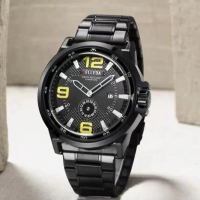 PROMO BELLEDA - MAN WATCH 9322 CHRONO BAYAR SAAT SAMPAI Jam Stainless