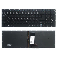English US laptop keyboard For Acer Aspire 5 A515-51 A515-51G A517 A517-51-5832 Backlight Black