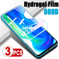 3PCS Hydrogel Film For Xiaomi POCO M2 Pro M2Pro Water Gel Films Samsumg For Xiomi Poco M 2 Pro Full Cover Safety Film Not Glass