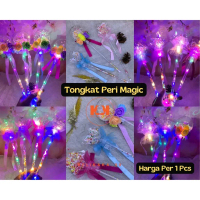 mainan anak tongkat peri stik led warna warni tongkat