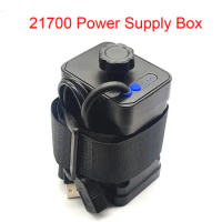 4 Slot 21700 Battery Holder Lithium Battery Charger Mobile Power Box 4 *21700 Battery Box 21700 Battery Pack USB 5V DC 8.4V