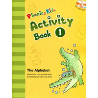 姆斯Phonics Kids Activity Book 1 (BOOK+CD) 林素娥.謝靜惠 敦煌書局 9789869282703 華通書坊/姆斯