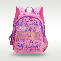 Australia Smiggle Original Children's Schoolbag Girls pPink Rabbit sShoulder Backpack Kawaii 3-7 Years Modelling Bags 14 Inches