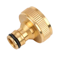 Fitting Hose Tap Connector Garden Adapter Golden Replacement Tap Faucet 1inch BSPF 36*31mm Accessories High Quality