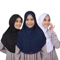ZOYA - Bergo Husna Casual Zoya Hijab Instant Kerudung Sekolah Serut