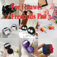 Fashion Cover for Huawei Freebuds Pro 3 Case Cartoon Silicone Case for Freebuds Freebuds Pro 3 Funda Protective Free Buds Cover