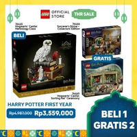 Beli 1 Gratis 2 - 76466 Sorcerer's Stone – Collectors' Edition + 76460 Hogwarts Castle: Sorting Hat 