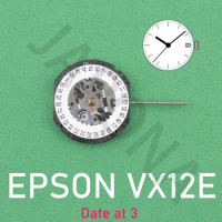 EPSON VX12 movement JapaneseVX12E movement Analog Quartz 8 3/4''' Slim Movement / Three hands(H/M/S) with Calendar