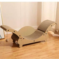 全城熱賣 - 貓抓板耐磨貓咪貓窩一體貓抓柱別墅貓爪四季貴妃貓爬架貓架躺椅雙邊貴妃椅貓抓板 默認規格