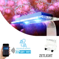 Zetlight AQUQ WIFI LED ZA1201AI Full Spectrum Seawater Coral Lamp Through APP Control Light .SPS LPS LE