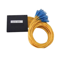 ZHWCOMM High Quality 1M SC 1X32 Fiber Optic splitter box SC/UPC Fiber Optical PLC Splitter Free Shipping