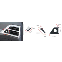 Kenop Salur Udara Kliman R-Side untuk BMW G20 G21 G28N G80 G22 G42 G87 G23 G26 G82 G83 G28BEV G26BEV