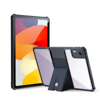 【XUNDD 訊迪】紅米Redmi Pad SE 11吋 軍事氣囊 隱形支架平板防摔保護殼套-極簡黑